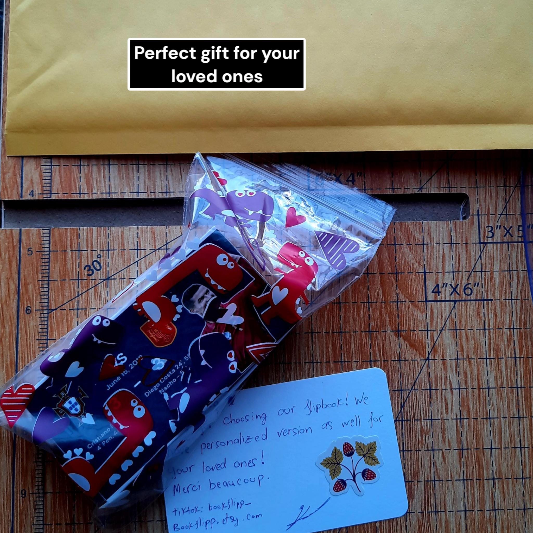 CR7 Cristiano Ronaldo Free Kick Magic Flipbook - Portugal vs. Spain | 10cm x 5cm | Glossy Paper Animation