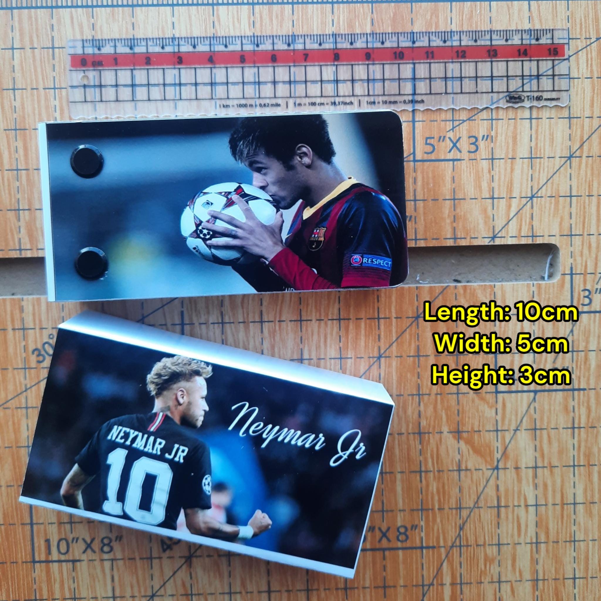 Neymar Flipbook – Iconic Soccer Moment Animation – Handmade Gift for Football Fans – couple gifts