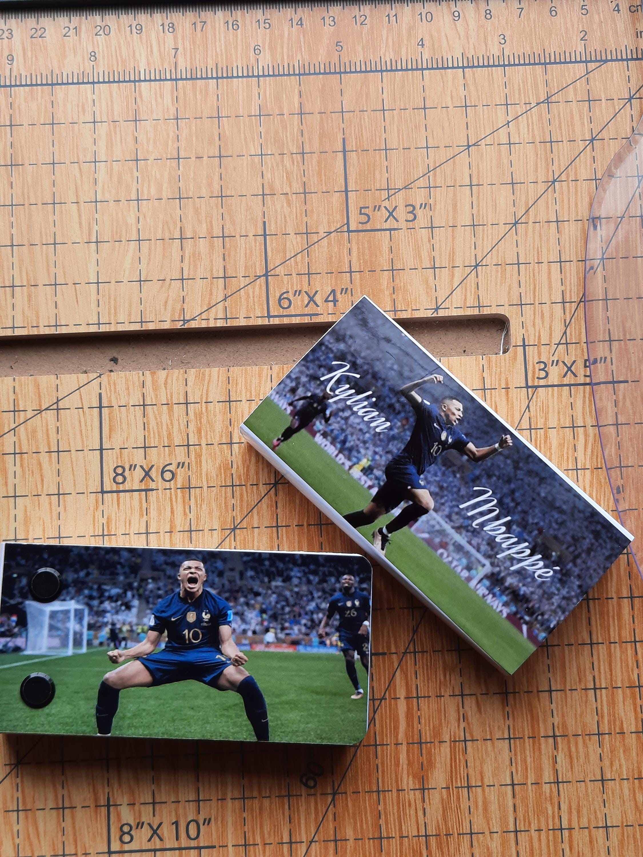 Mbappe Hat-Trick Flipbook – 2022 World Cup Final vs Argentina – Animated Soccer Collectible – Customizable Gift