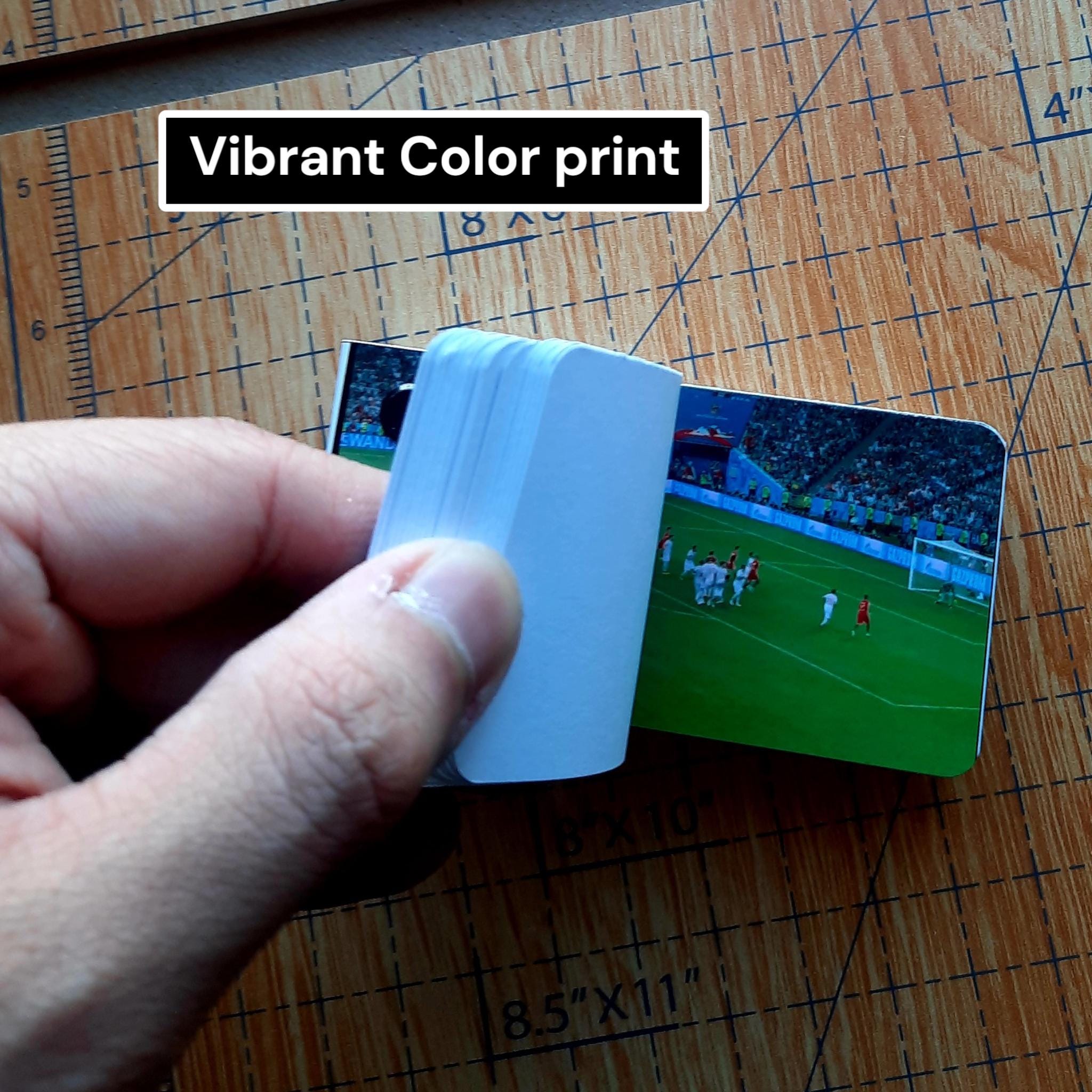 CR7 Cristiano Ronaldo Free Kick Magic Flipbook - Portugal vs. Spain | 10cm x 5cm | Glossy Paper Animation