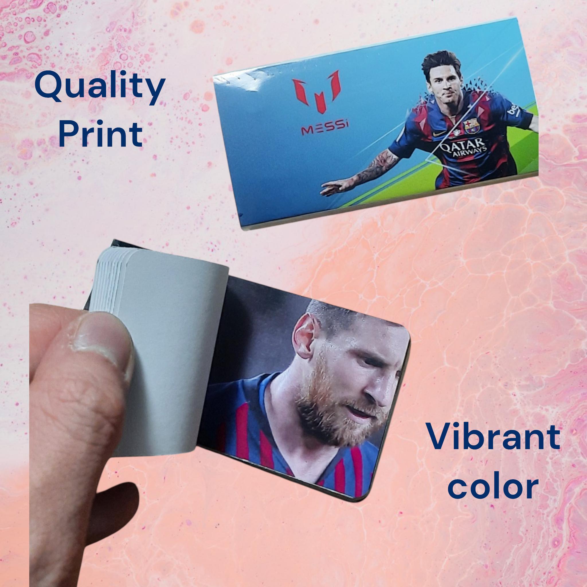 Lionel Messi Flipbook - Iconic Free Kick vs Liverpool - Champions League Masterpiece - Perfect Gift for Messi Fans
