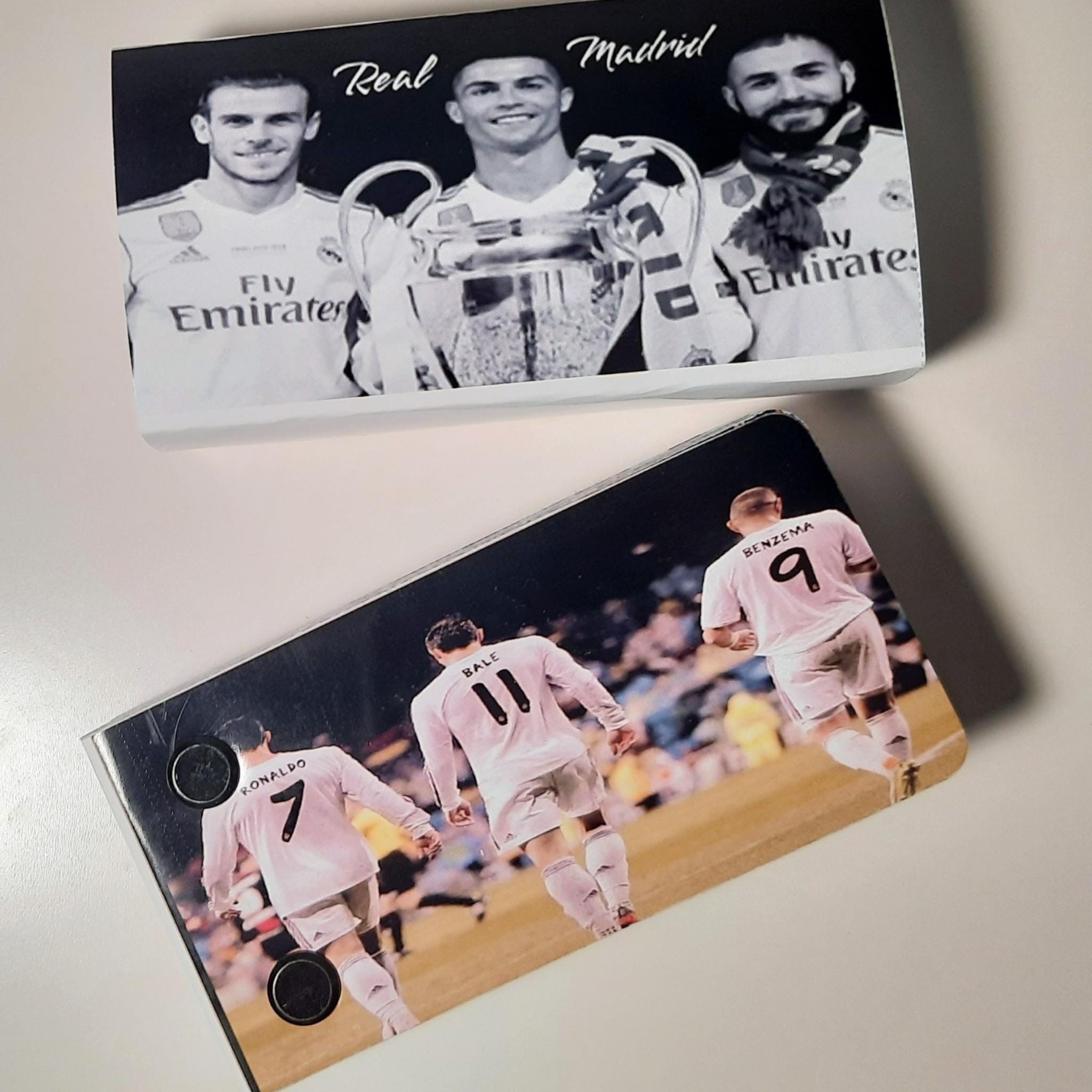 Real Madrid Goal Flipbook – Ronaldo, Bale, Marcelo | Animated Football Gift